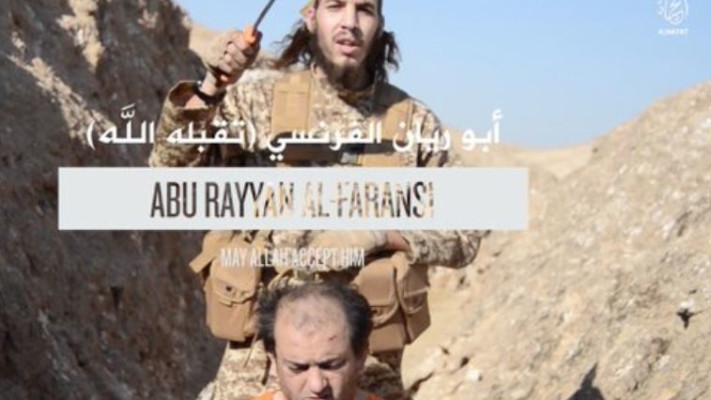 סרטון של דאעש המציג את המפגעים מפריז. מתוך טוויטר