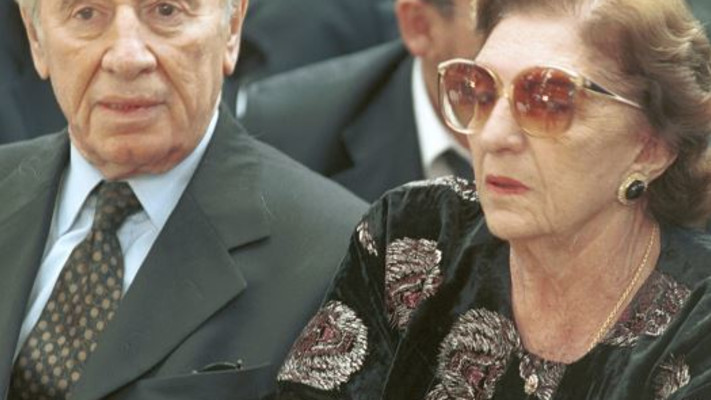 שמעון וסוניה פרס (צילום: פלאש 90)