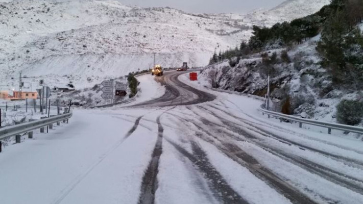 הגולן מושלג. צילום: מועצה אזורית גולן