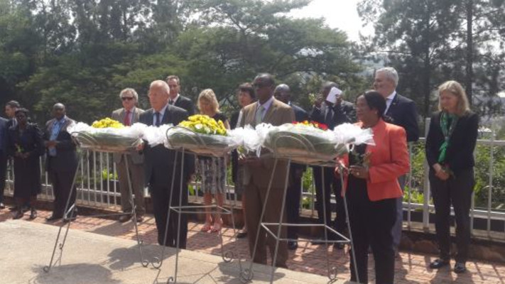 טקס ליום השואה הבינלאומי ברואנדה