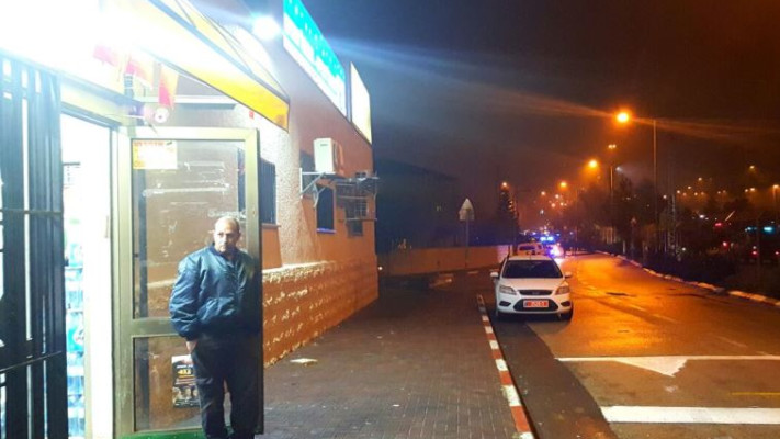 זירת הפיגוע בבית חורון. צילום ארכיון: דוברות המשטרה