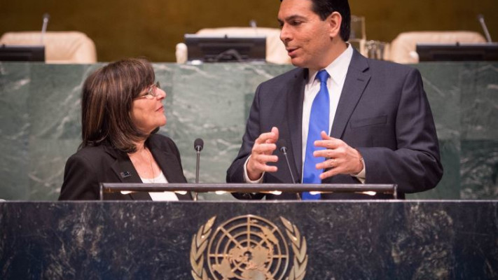 דני דנון באו"ם. צילום ארכיון: שחר עזרן 