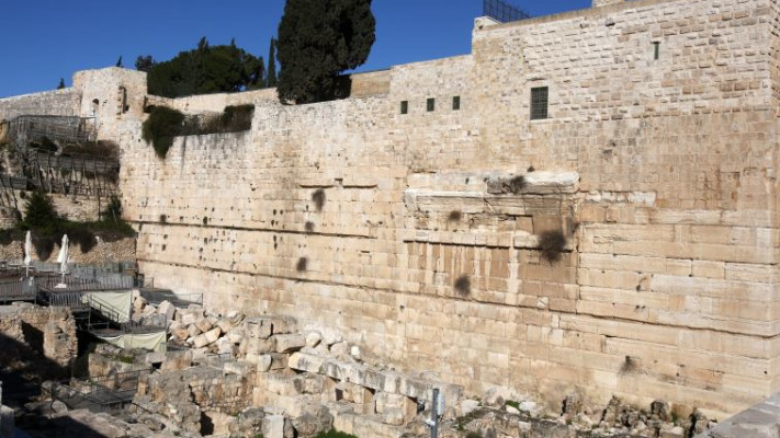 הרחבה הדרומית של הכותל. צילום: מרק ישראל סלם
