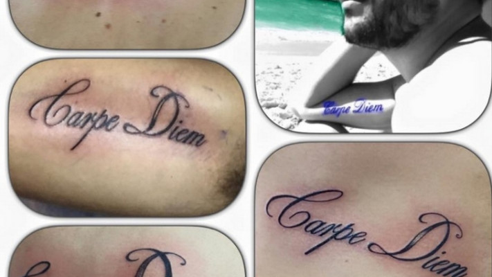 הקעקועים של חבריו של רוימי ז&quot;ל. צילום מסך, פייסבוק