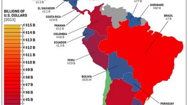כמה צפויה להפסיד כל מדינה בגלל נגיף הזיקה. אינפוגרפיקה: ניק דה סניטס
