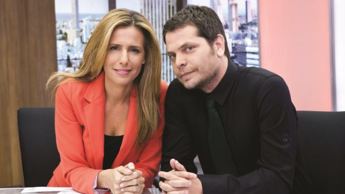 שרון כידון ושי גולדן ב&quot;הערב&quot;. צילום: טל גבעוני