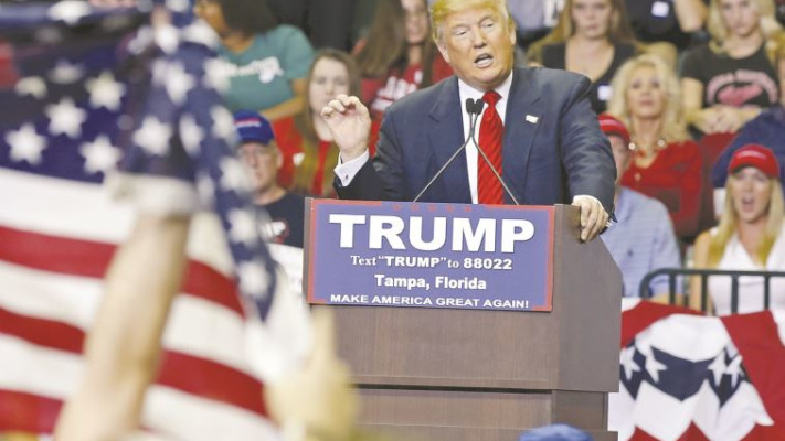 נוהג בחכמה. טראמפ. צילום: רויטרס