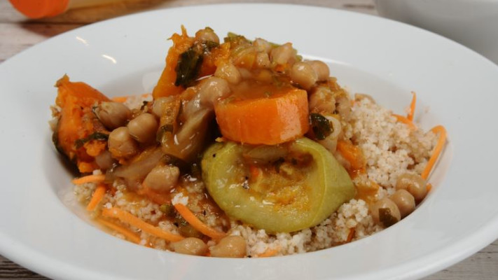 קוסקוס טבעוני של מסעדת &quot;ליב&quot;. צילום: יח&quot;צ