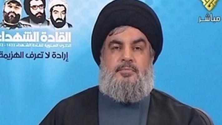 זו אינה הפעם הראשונה שבה טופיילי יוצא נגדו. נסראללה. צילום מסך