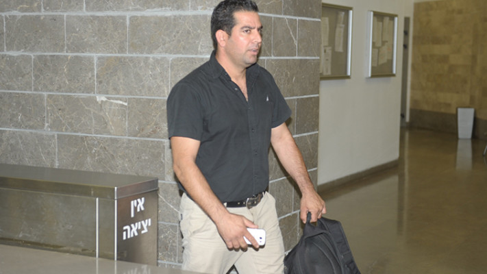 נפתלי בבית המשפט היום. צילום: אבשלום ששוני