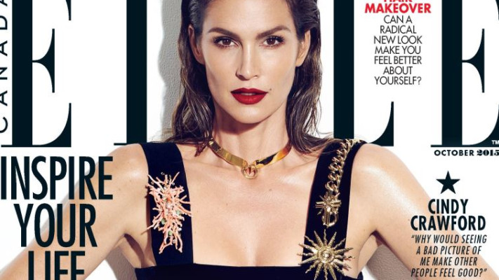 סינדי קרופורד על שער מגזין &quot;אל&quot;
