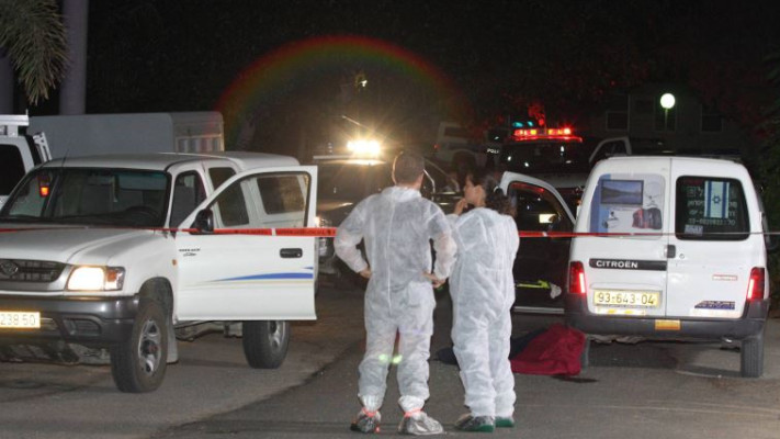 זירת הרצח בקיבוץ זיקים. צילום: אדי ישראל