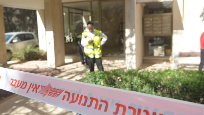 זירת הרצח. צילום: אבשלום ששוני