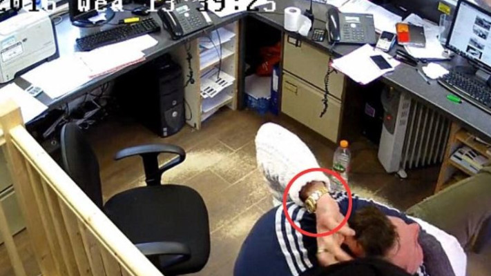 מתוך השוד הברוטלי. צילום: אתר הדיילי מייל