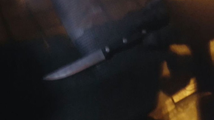 סכין המחבל משער שכם. צילום: חטיבת דוברות המשטרה