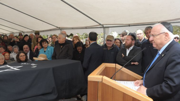 הנשיא סופד לשמואל וילנברג. צילום: אבשלום ששוני