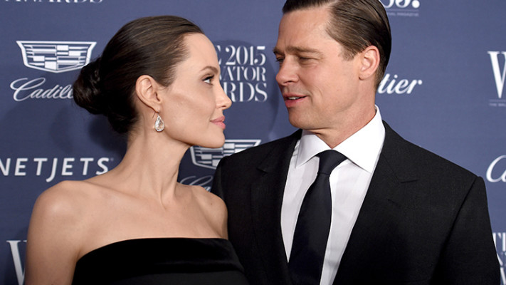 מוכנה לקרב. בראד ואנג'י, כשעוד היו מאושרים (גטי)