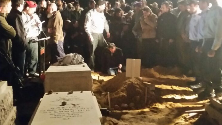 מסע הלוויה של אליאב גלמן. צילום: חדשות צ.ב.מ