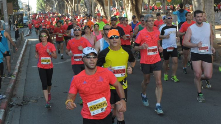מרתון תל אביב, 2016. צילום: אבשלום ששוני
