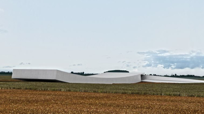 הדמיה של הפרויקט המתוכנן בטרבלינקה. צילום: אוקא אדריכלים