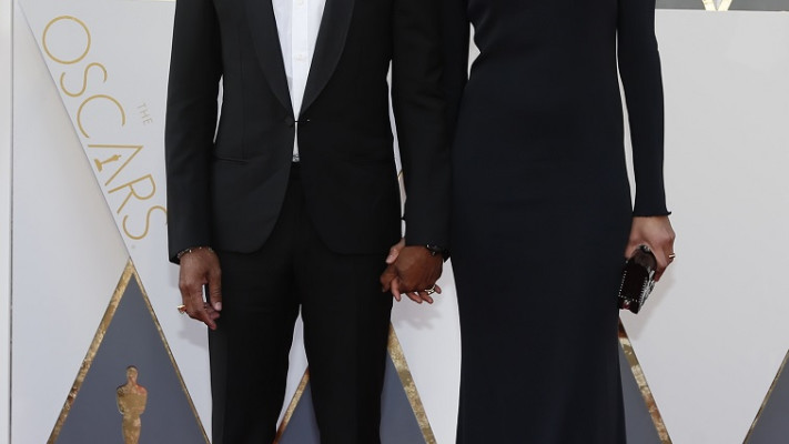 פארל וויליאמס ורעייתו