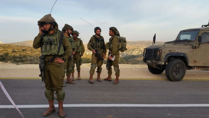 כוחות בזירת הפיגוע בעלי. צילום: דוברות בנימין