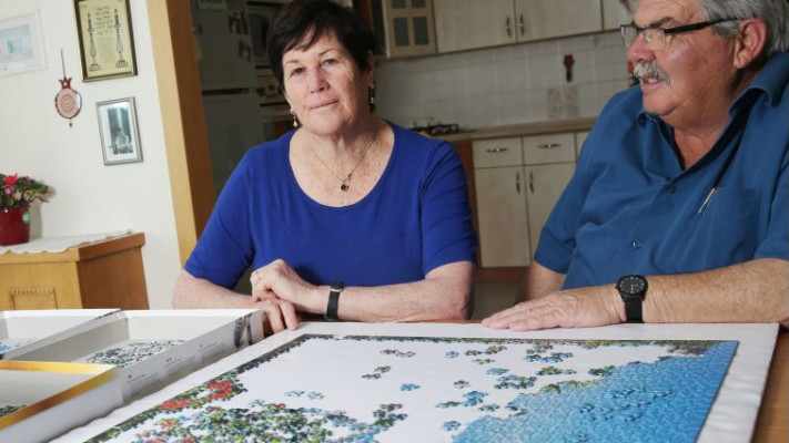 &quot;לא חיים לפי הכאב הזה, בני הזוג פוגל. צילום: מירי צחי