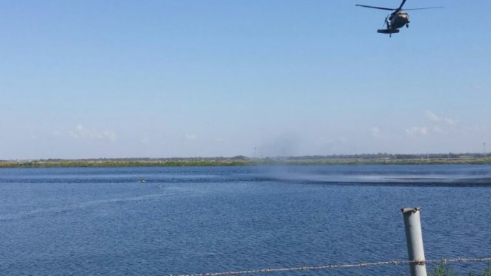 חילוץ הצנחנים על ידי מסוק ברבדים. צילום: דוברות מד&quot;א