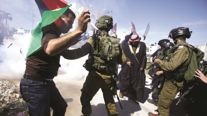 עימותים בחברון. צילום:רויטרס