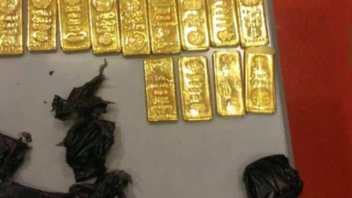 מטילי הזהב שהדיפלומט הירדני ניסה להבריח. צילום: שלטונות המס