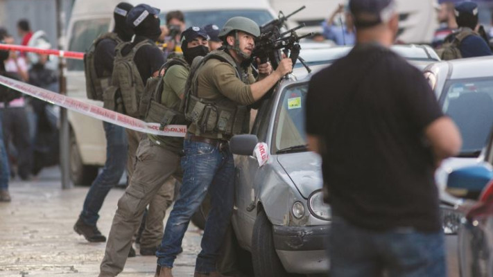 זירת הפיגוע בירושלים. צילום: יונתן זינדל, פלאש 90