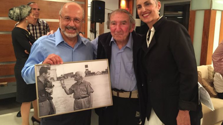 דיוויד ולורה מיראז' עם שלמה סוריאנו