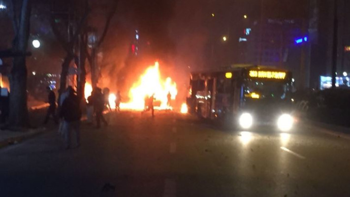  פיצוצים באנקרה, טורקיה. צילום: טוויטר