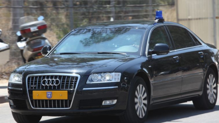 רכב השרד של ראש הממשלה. עולה הון תועפות. צילום ארכיון: יוסי אלוני