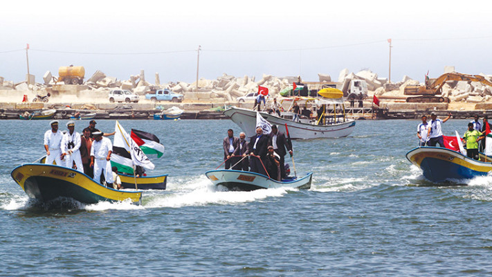 נמל עזה. צילום: רחים חאטיב, פלאש 90