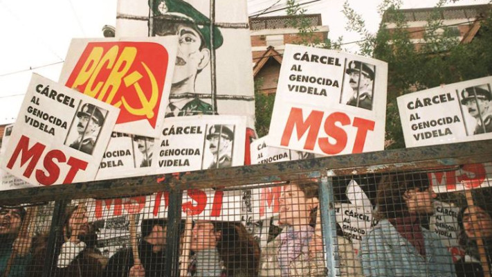 הפגנה נגד חורחה וידלה. צילום: רויטרס