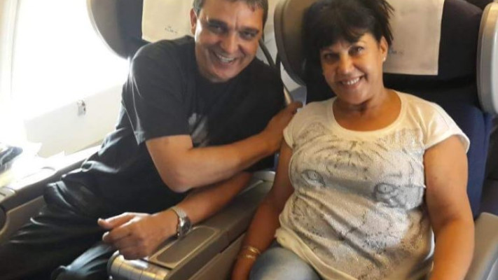 שמחה דמרי ובעלה אבי. צילום מסך: פייסבוק