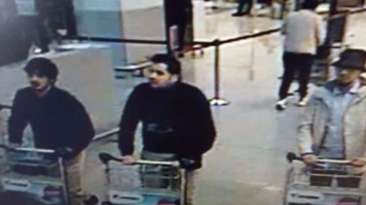 תיעוד של המחבלים מבריסל. צילום מסך