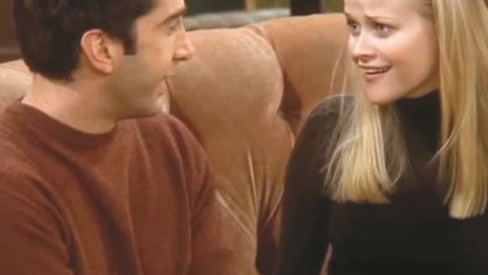 ריס וויתרספון ודיוויד שווימר. מתוך &quot;חברים&quot;