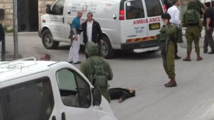 זירת הירי בחברון