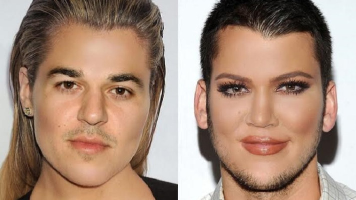 זקן ארוך לי עד ברכיים. קלואי עושה רוב קרדשיאן