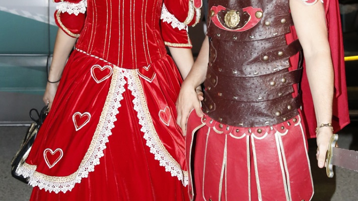 מלכת הלבבות והאביר שלה. יהודה לוי ושלומית מלכה (צילום: אלירן אביטל)