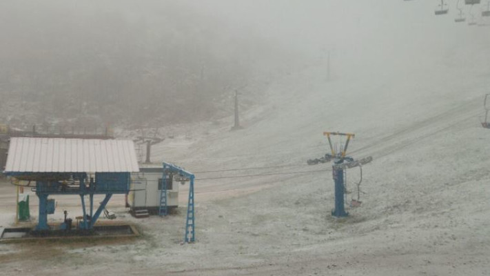 שלג בחרמון. צילום: אתר החרמון