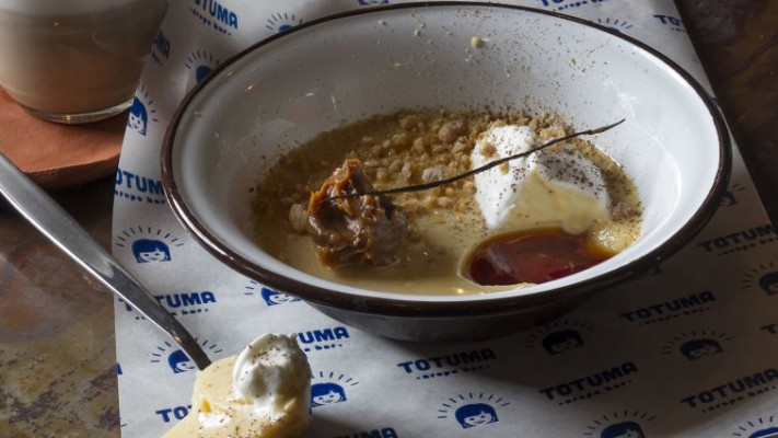 מנת קסיגיו ב&quot;טוטומה&quot;. צילום: אנטולי מיכאלו