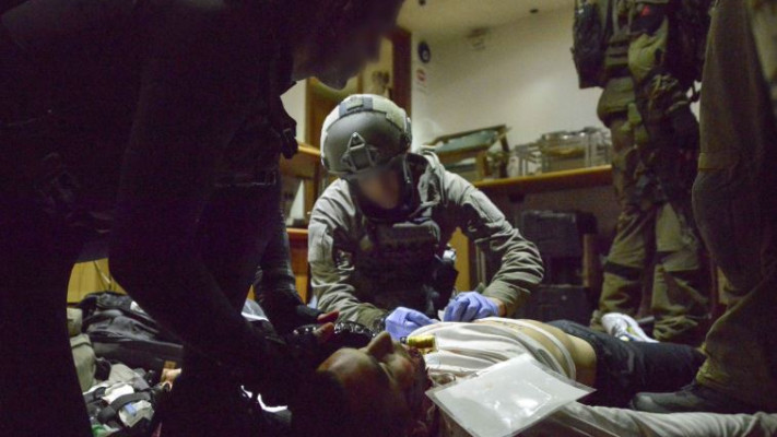 דימוי תרחיש של חטיפת נוסעים. צילום דובר צה&quot;ל