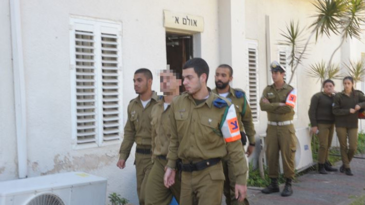 החייל החשוד בהריגת המחבל. צילום: אבשלום ששוני