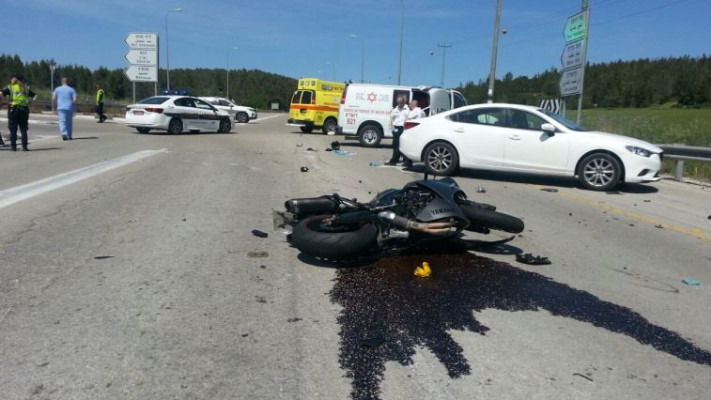 התאונה סמוך לבית שמש. צילום: דוברות מד&quot;א