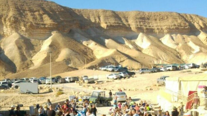 חניון מצדה. צילום: דני ברייר, רשות הטבע והגנים