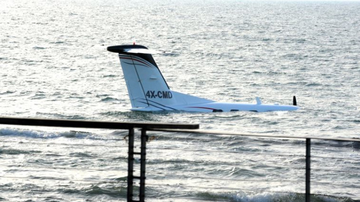 זירת התרסקות המטוס, היום. צילום: אבשלום ששוני