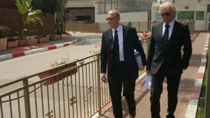 פרקליטיו של משה קצב. צילום: אלון חכמון